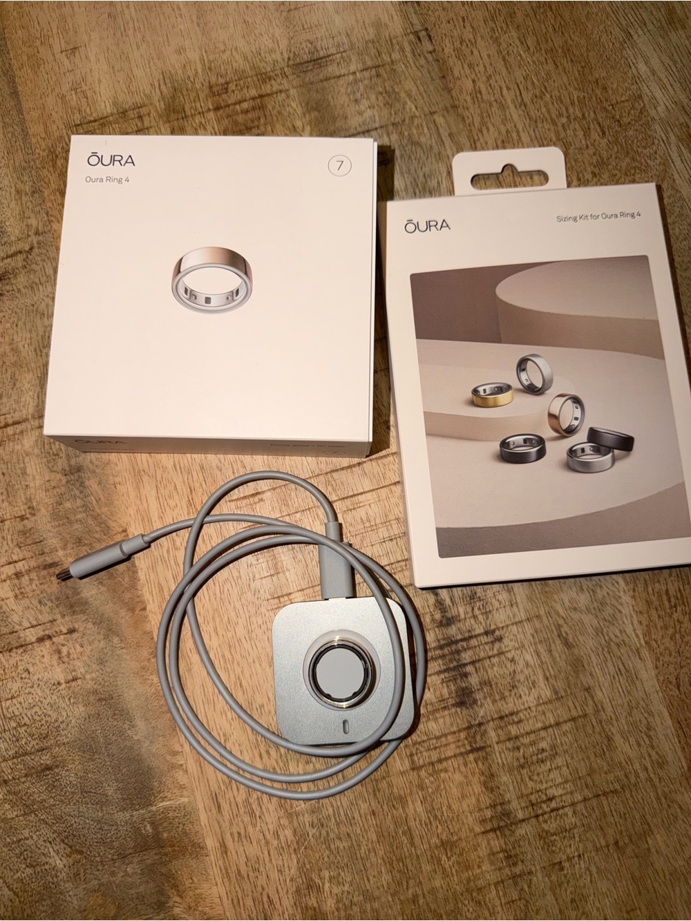 Oura Ring 4 in rose gold (size 7)